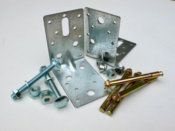 Ground Anchor 90˚ Angle Brackets Security Kits for Outdoor Furniture